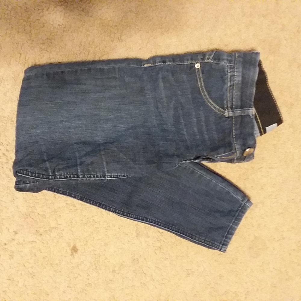 Dark blue jeans